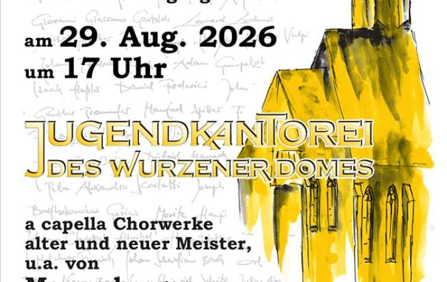 Chorkonzert Jugendkantorei des Wurzner Domes in der Kirche Glashütte